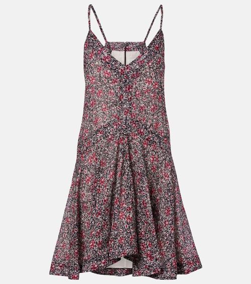 Danielle floral cotton voile minidress