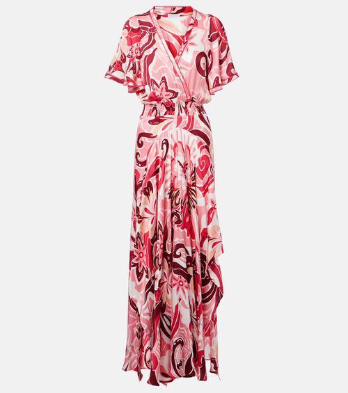 Mabelle satin maxi dress