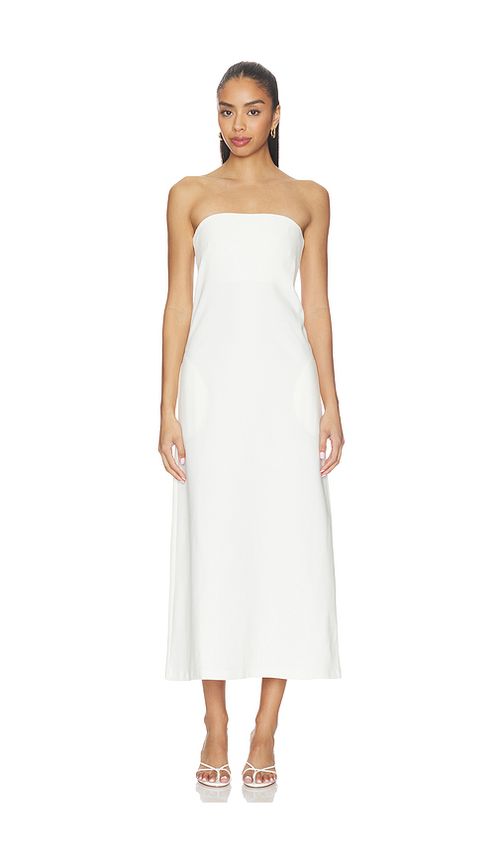 Ripley Rader Ponte Knit Perfect Dress in Off-white. L also in M
