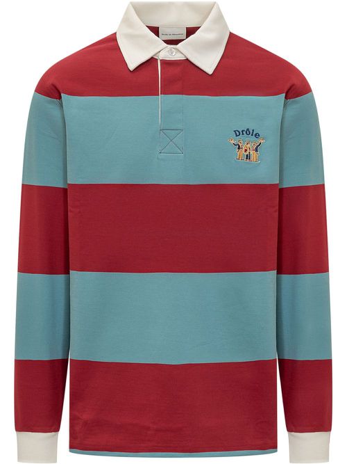 Le Bandes polo shirt - Red