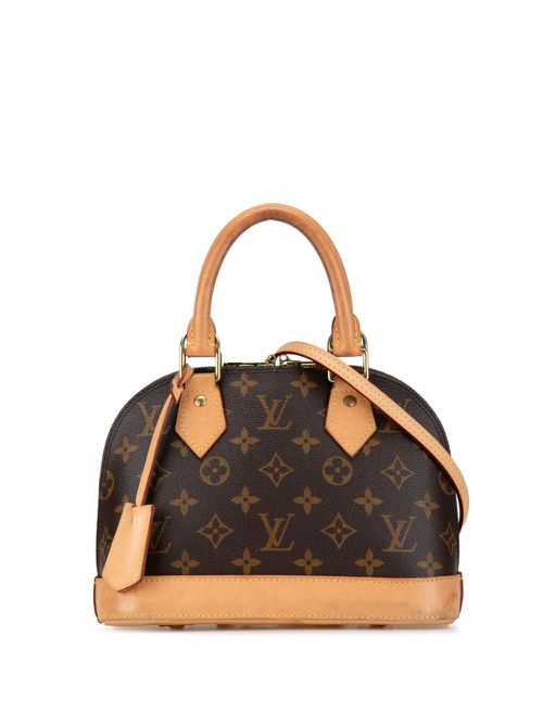 Louis Vuitton Pre-Owned 여성 2021 Monogram Alma BB satchel - Brown 36PM4S6YC8ACNAMG