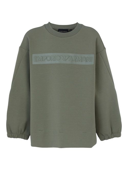Emporio Armani Kids logo-print sweatshirt - Green