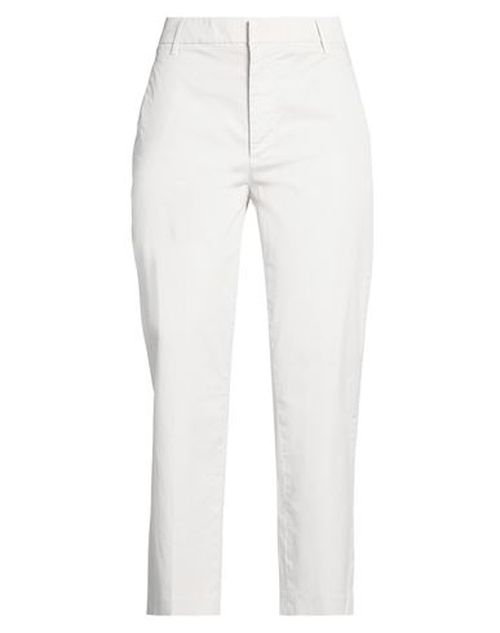 Woman Pants Light grey Size 25 Cotton, Elastane