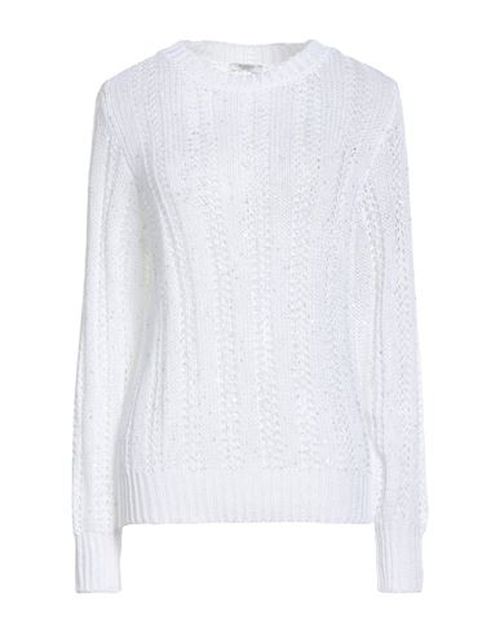 Woman Sweater White Size 0 Cotton, Polyester
