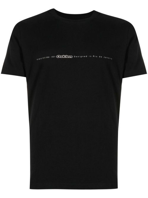 Vintage logo-print T-shirt - Black