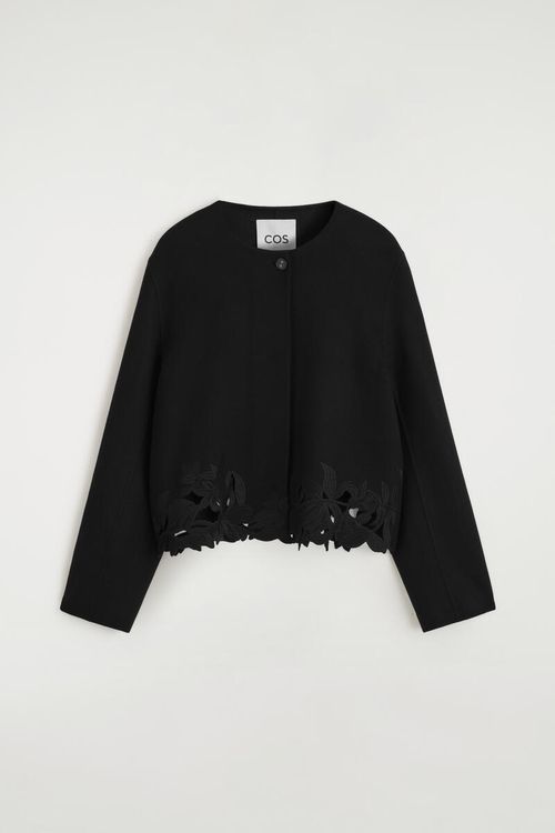 Embroidered Double-Faced Wool Jacket