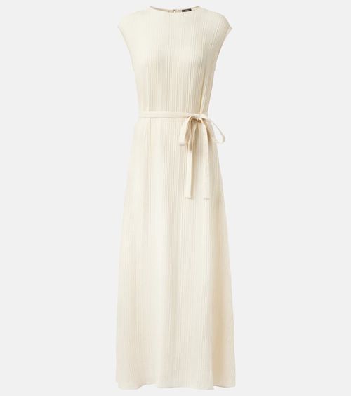 Garnier pleated jacquard midi dress