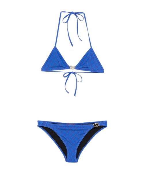 Printed GG Stretch Jersey Bikini