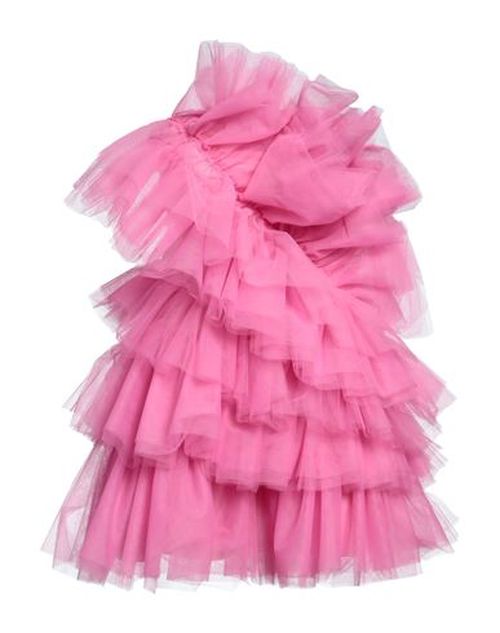 Woman Mini dress Fuchsia Size 6 Polyamide