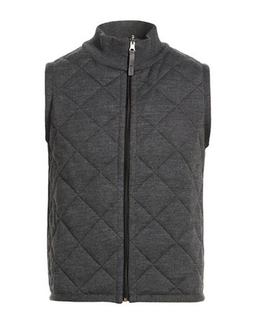 Man Vest Charcoal Size 36 Wool, Acrylic, Polyamide