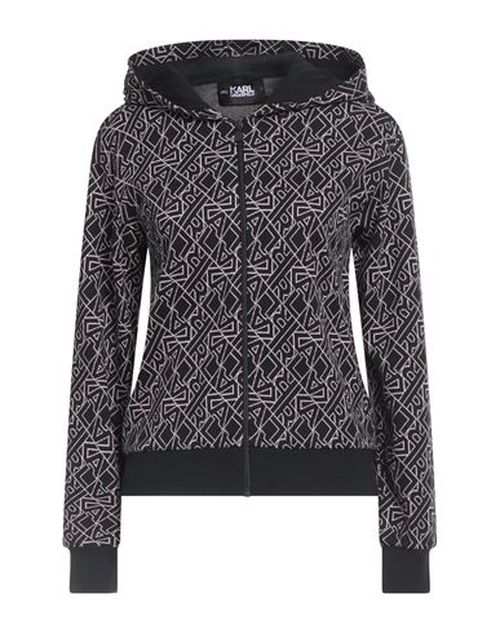 Woman Cardigan Black Size M Cotton, Elastane