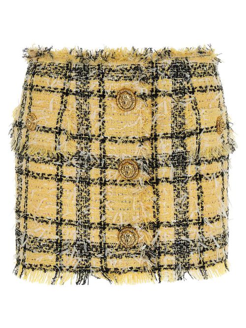 Lurex Tweed Skirt