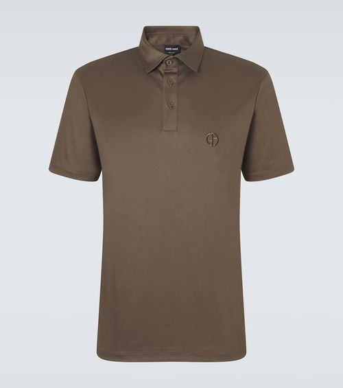 Logo cotton polo shirt