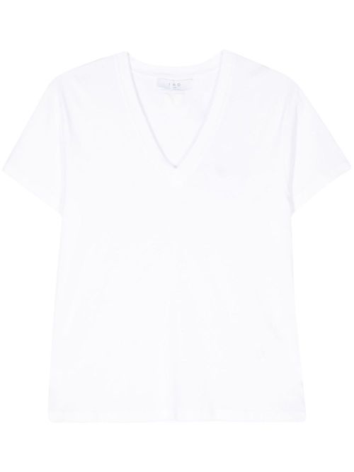 Jolia logo-hole T-shirt - White