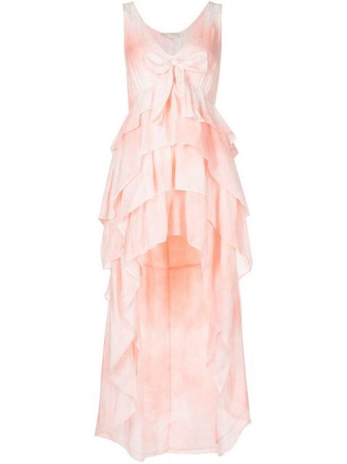 High-low hem midi dress