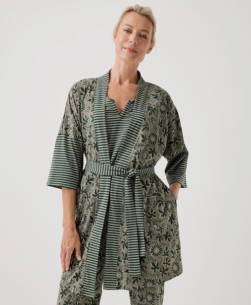 Women's Sleeping Vines Staycation Short Robe SX