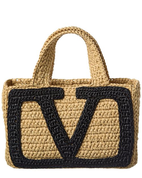 Viva Small Raffia Tote