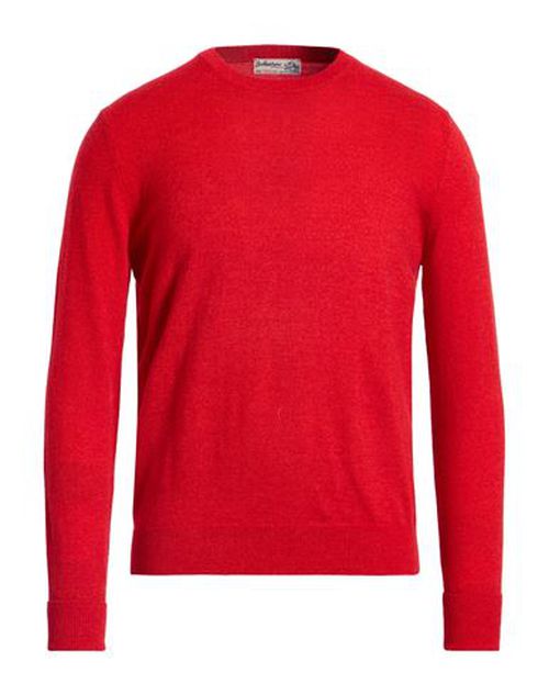 Man Sweater Red Size 38 Cashmere