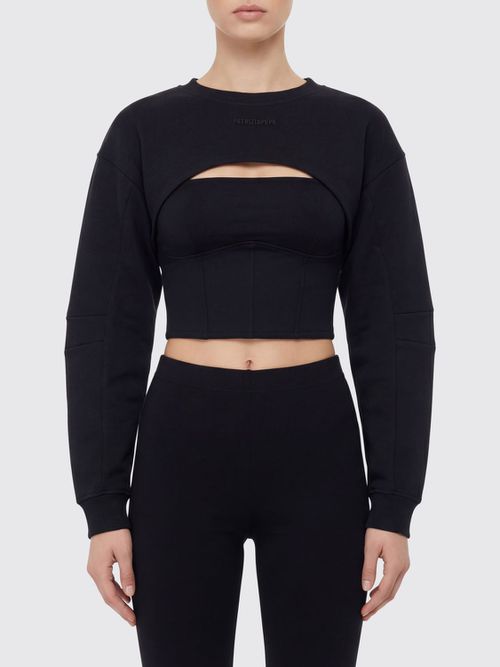 Top Woman color Black