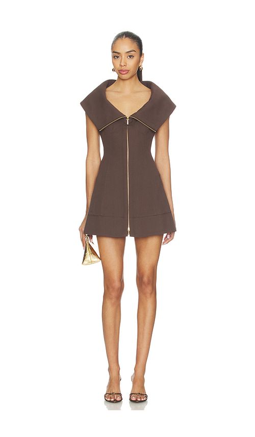 Cult Gaia Avie Dress in Brown. 0. Also , 10, 12, 2, 4
