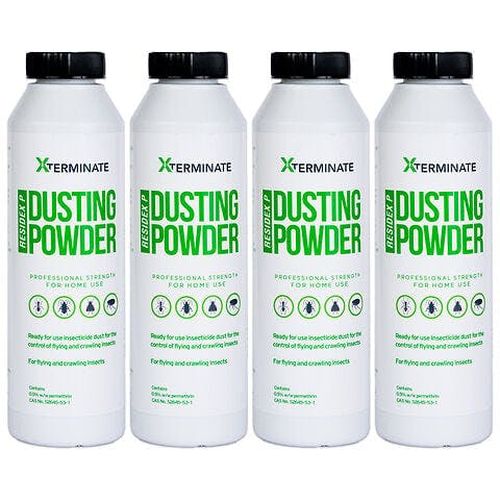 Xterminate Dusting Powder 400g - Kills Bed Bugs, Ants, Moths, Fleas and More x