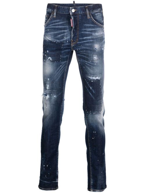 Mid-rise skinny jeans - Blue