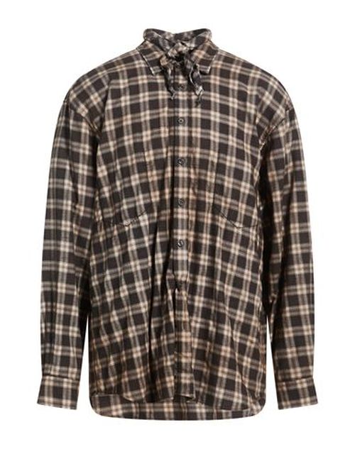 Man Shirt Black Size 36 Cotton