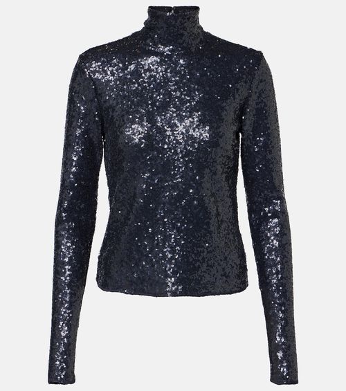 Polo Ralph Lauren Sequined turtleneck top