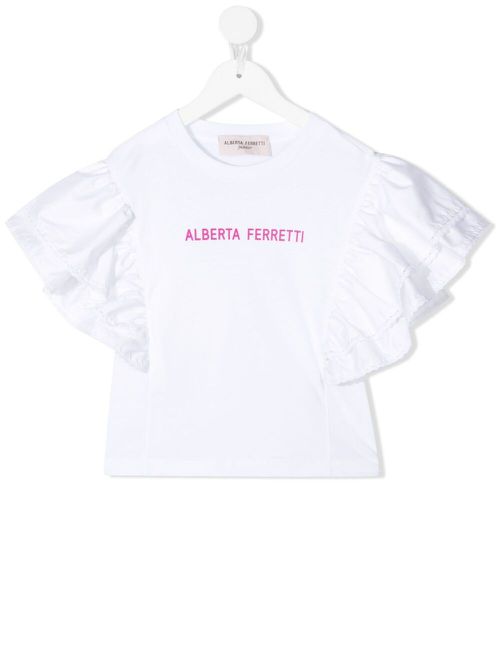 Logo-print cotton T-shirt - White