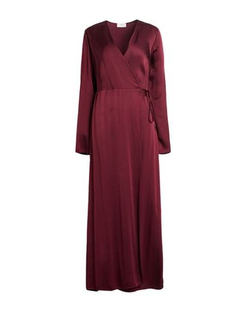 Woman Maxi dress Burgundy Size L Viscose
