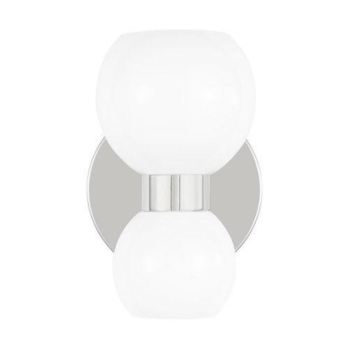 Visual Comfort Studio Londyn 2-Light Wall Sconce in Polished Nickel by Kate Spade New York
