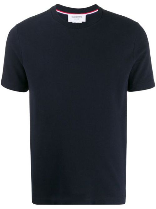 4-Bar insert piqué T-shirt