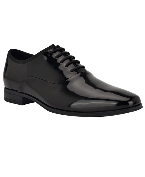 Men's Cardiff Round Toe Dress Loafer - Black Patent