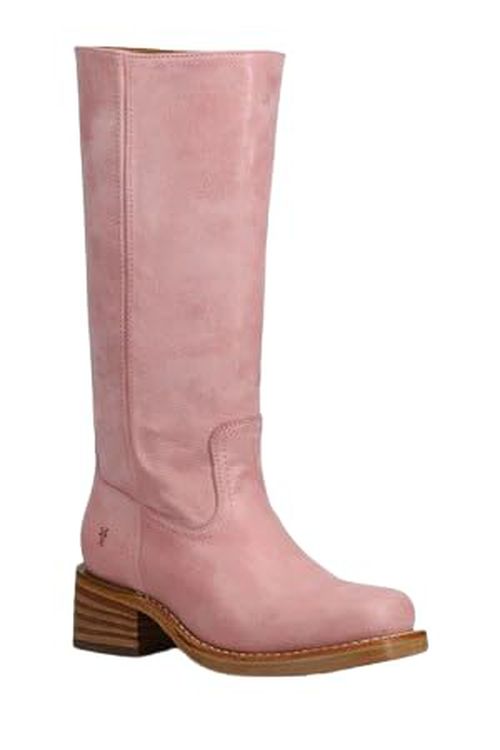 Frye Campus 14L Iconic Tall Boots for Women Crafted from Signature Montana Leather with Genuine Stitch Welt Construction and Stacked Leather Heel – 13” Shaft Height