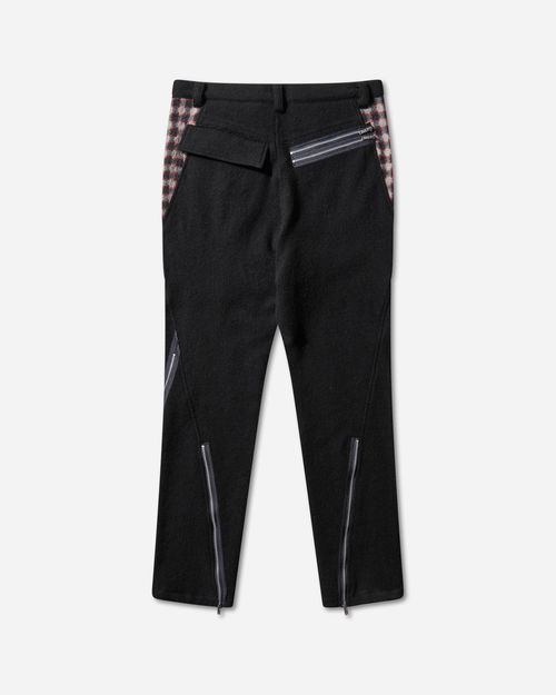 Men s Wool Zip Pants Black