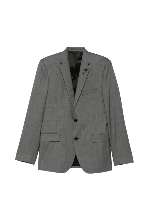 Single-Breasted Virgin Wool Suit for Men