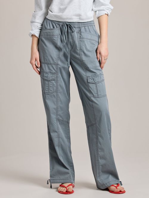 Sonika Twill Cargo Pant, Blue Stee