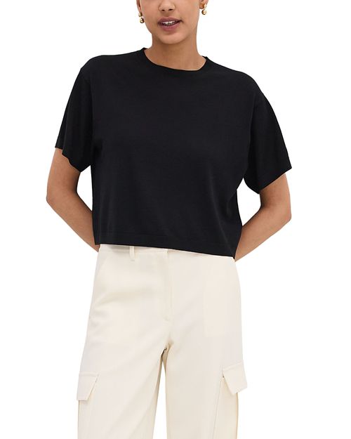 Wool Boxy Tee
