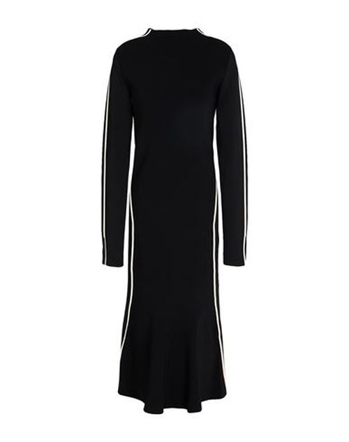 Woman Midi dress Black Size S Viscose, Polyamide, Polyester, Elastane