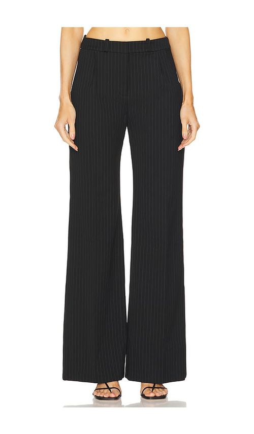Amanda Uprichard HOSEN SLATER in Black. Größe S. Also in