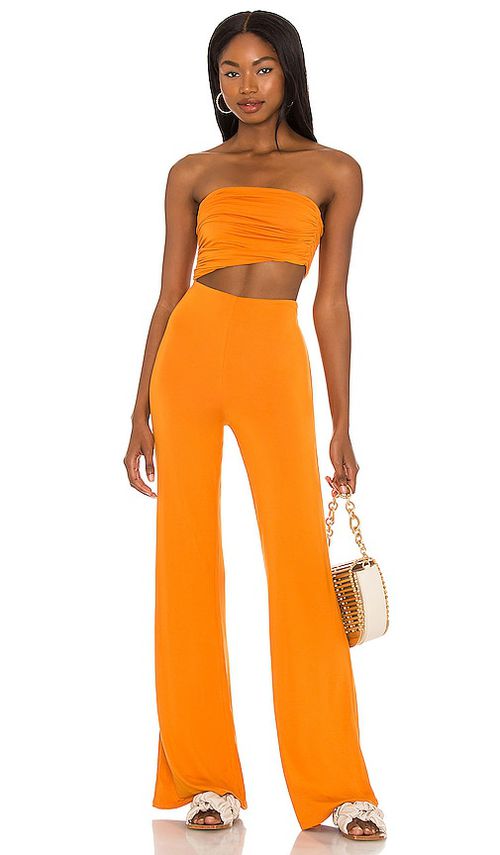 House of Harlow 1960 JUMPSUIT SOSA in Burnt Orange. Größe XL. Also in L, S