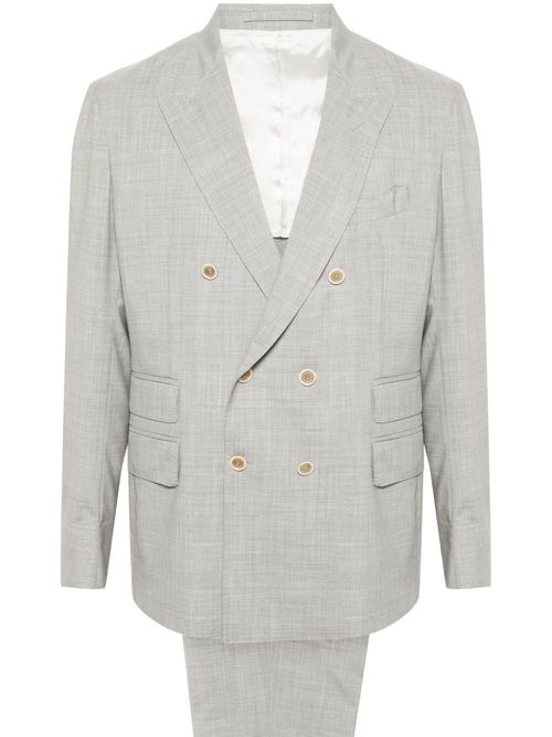 Double-breasted two-piece suit - Grey