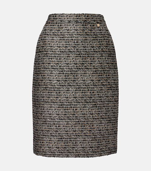 Fumetto tweed midi skirt
