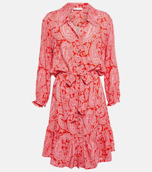 Printed shirt dress