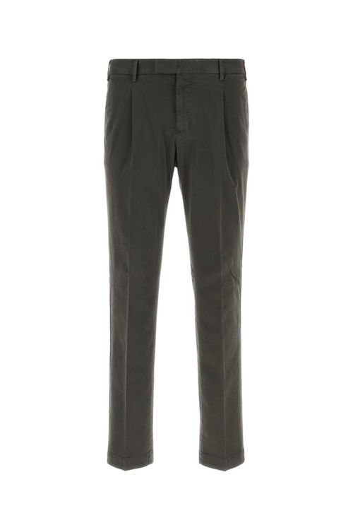 Stretch Cotton Trousers — Gray