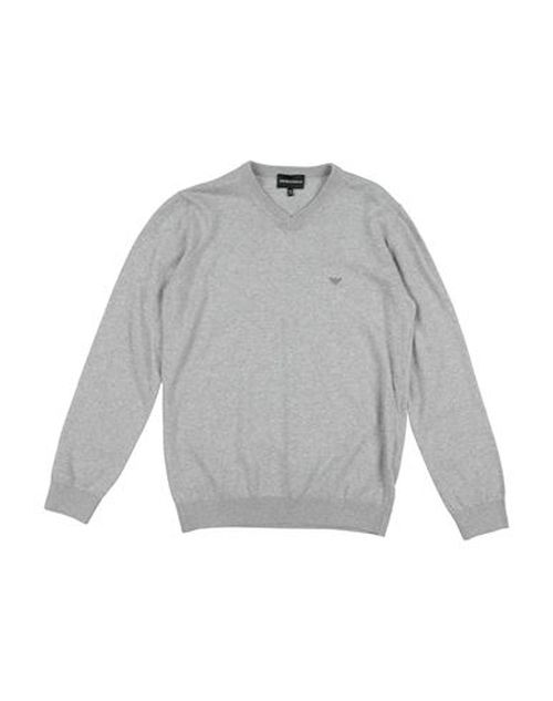 Kid Boy Sweater Light grey Size 10 Cotton