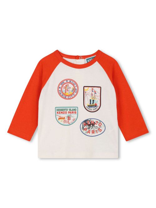 Logo-print cotton T-shirt - White