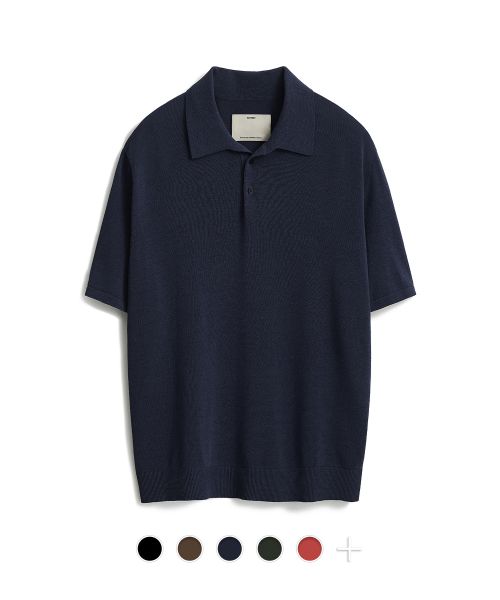 Short Sleeve Classic Polo Knit