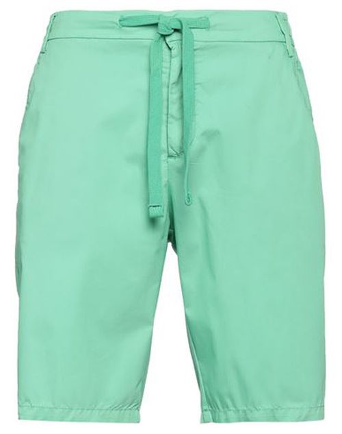 Man Shorts & Bermuda Shorts Light green Size 30 Cotton, Polyester, Elastane
