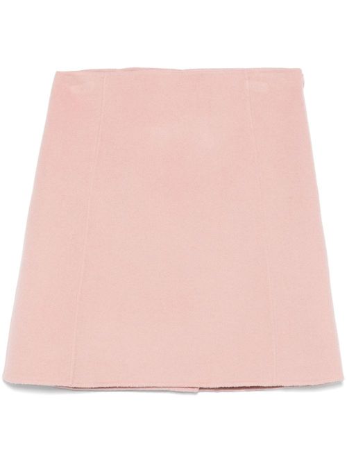 Wool mini skirt - Pink